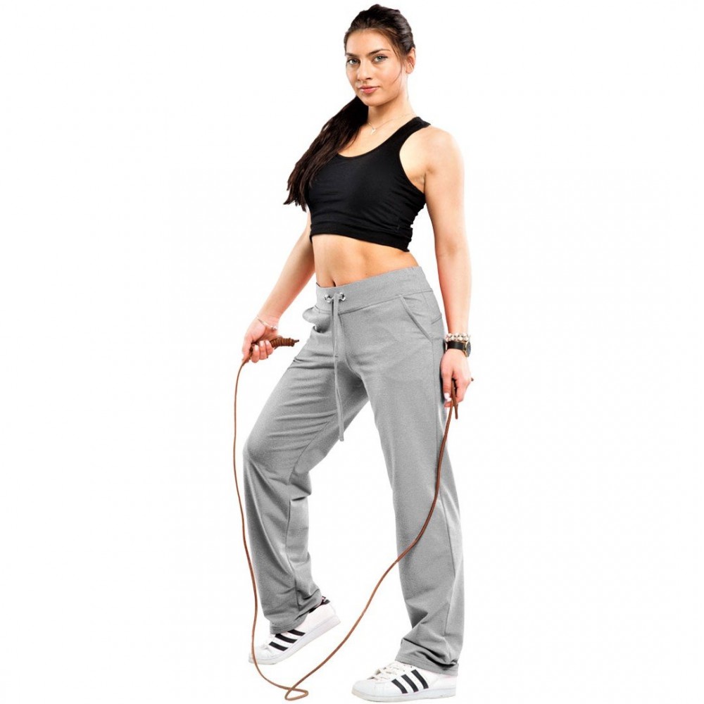 Φόρμα κατωφόρι φούτερ “body move” γκρι 988