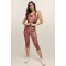 Κολάν κάπρι floral “body move” dry fit 10758S