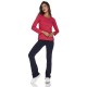 Κολάν “body move” viscose ενισχυμένο με μπάσκα μπλε 1240