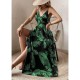 Φόρεμα μάξι κρουαζέ floral 
