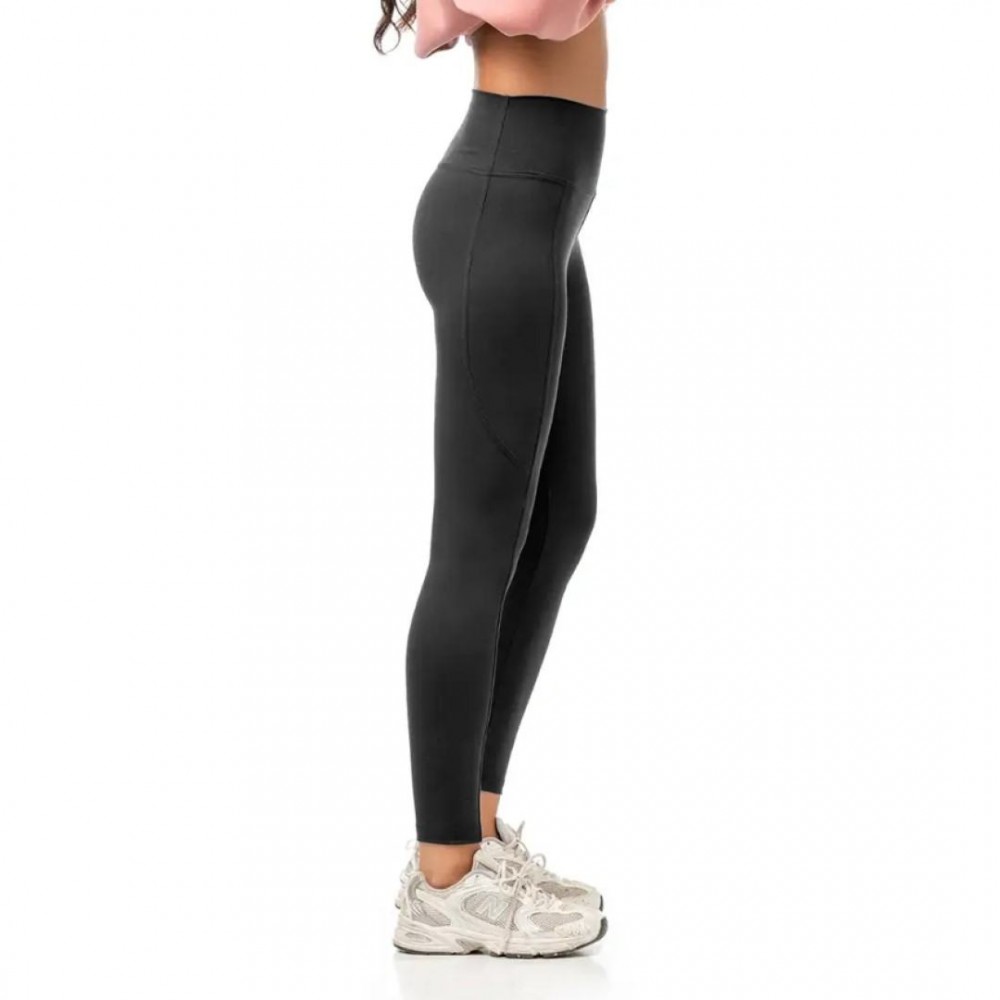 Κολάν dryfit με τσέπες μαύρο1460