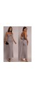 Φόρεμα maxi strapless πούρο