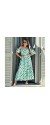Φόρεμα maxi strapless με μανίκι πουά βεραμάν