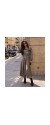 Φόρεμα satin midi με ζώνη πούρο