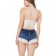 Σετ bralette με satin σορτς “EVITA”